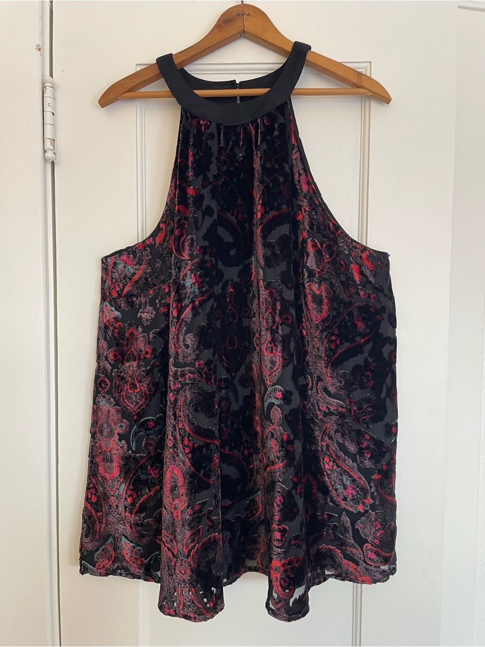 Torrid Velvet Burnout Halter Dress | 2XL